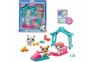 Littlest Pet Shop: Snowy Day Play Pack - Festive Holiday Cheer for Pet Lovers