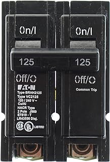 New Eaton Cutler-Hammer BRHH2125 Circuit Breaker 2 Pole 125A 240V 42kA