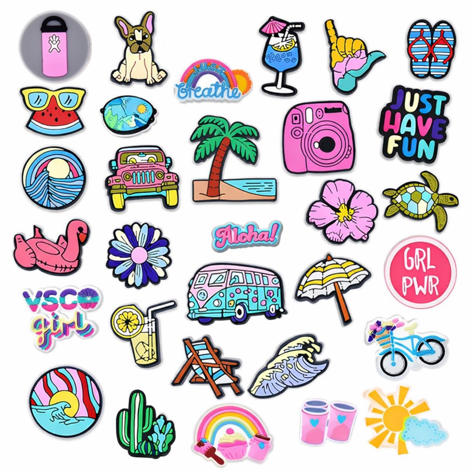 37pcs Zapatos Charm Pins Adornos Para Croc Shoe Charm Accesorios Diy — view 29
