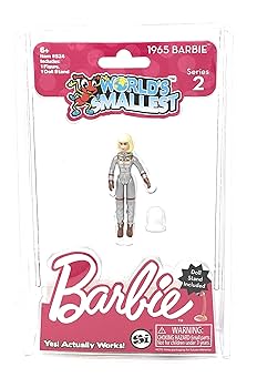 その他 WORLDS SMALLEST Barbie 1965 1992 Set/2 World's Smallest BARBIE Minis 1965 Astronaut, 1992