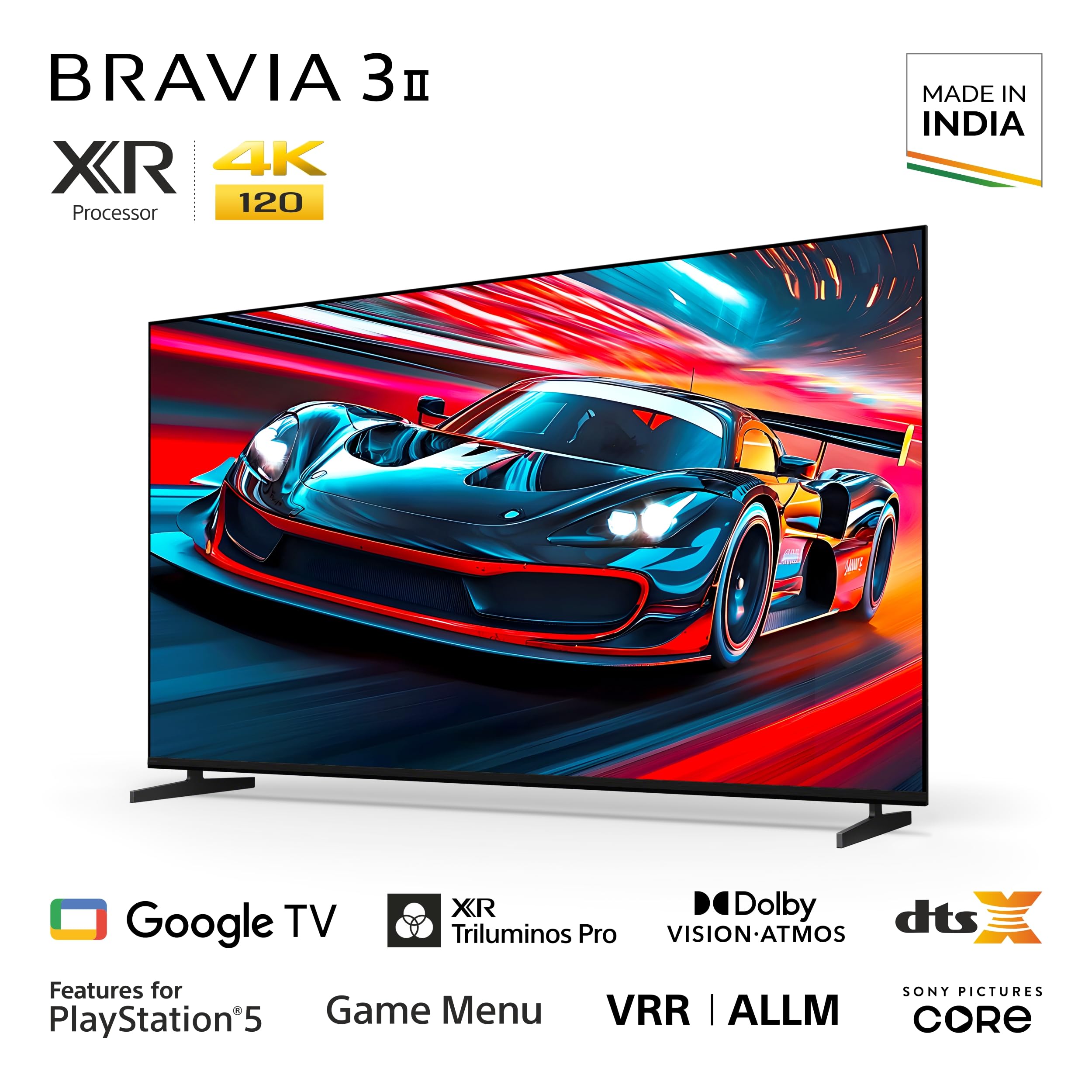 Sony 164 cm (65 inches) Smartchoice BRAVIA 3II Ultra HD Smart LED TV K-65XR30M2 — Amazon image 2