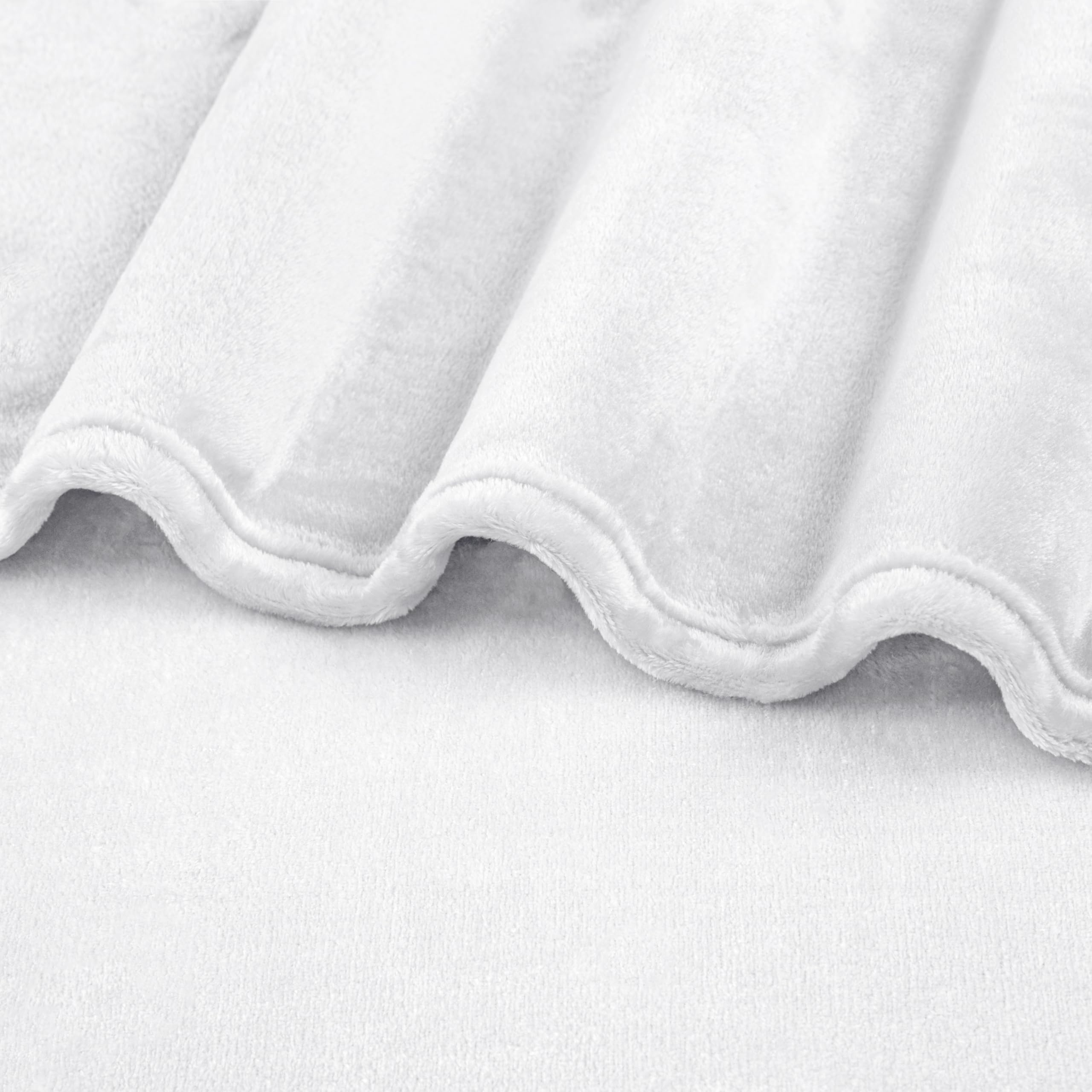 グレー フリース 二重構造高級ブランケット