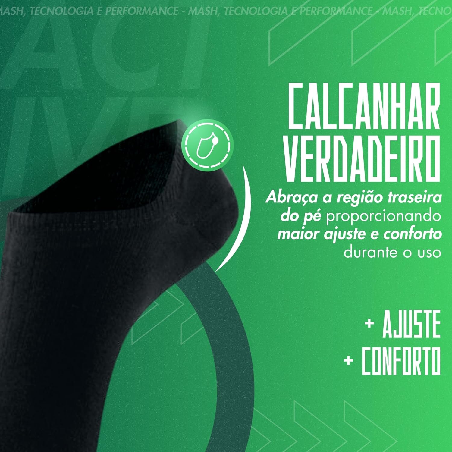 Kit 6 Pares Meia Sapatilha Invisível Mash com Faixa Tensora Esportiva Active Unissex Adulto em promoção! Veja a oferta e mais achadinhos de Moda íntima 5 Hoje é o melhor dia para comprar Kit 6 Pares Meia Sapatilha Invisível Mash com Faixa Tensora Esportiva Active Unissex Adulto com aquele preço maroto! Promoção! Aproveite a oferta! 5