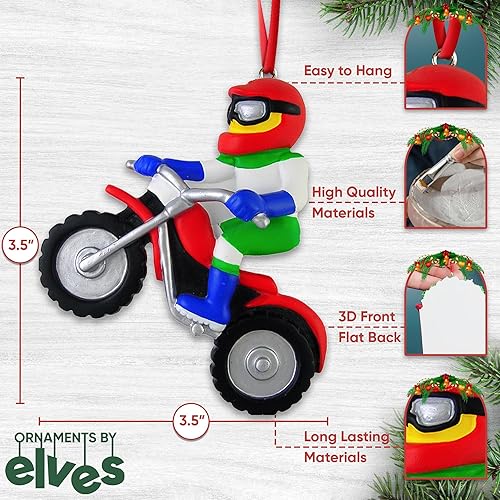 Miniatura 3 de Adorno personalizado de bicicleta 2024  Adorno de motocicleta y moto de cross para árbol de Navidad