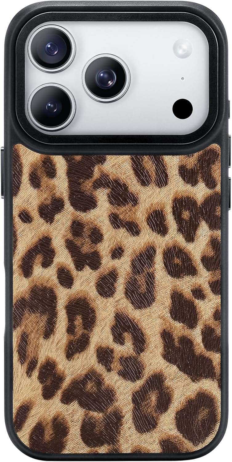NIMASO for iPhone 17 Pro Max Case, Jaguar Pattern for Women Girls, Compatible with MagSafe, iPhone 17 Pro Max Case Girl