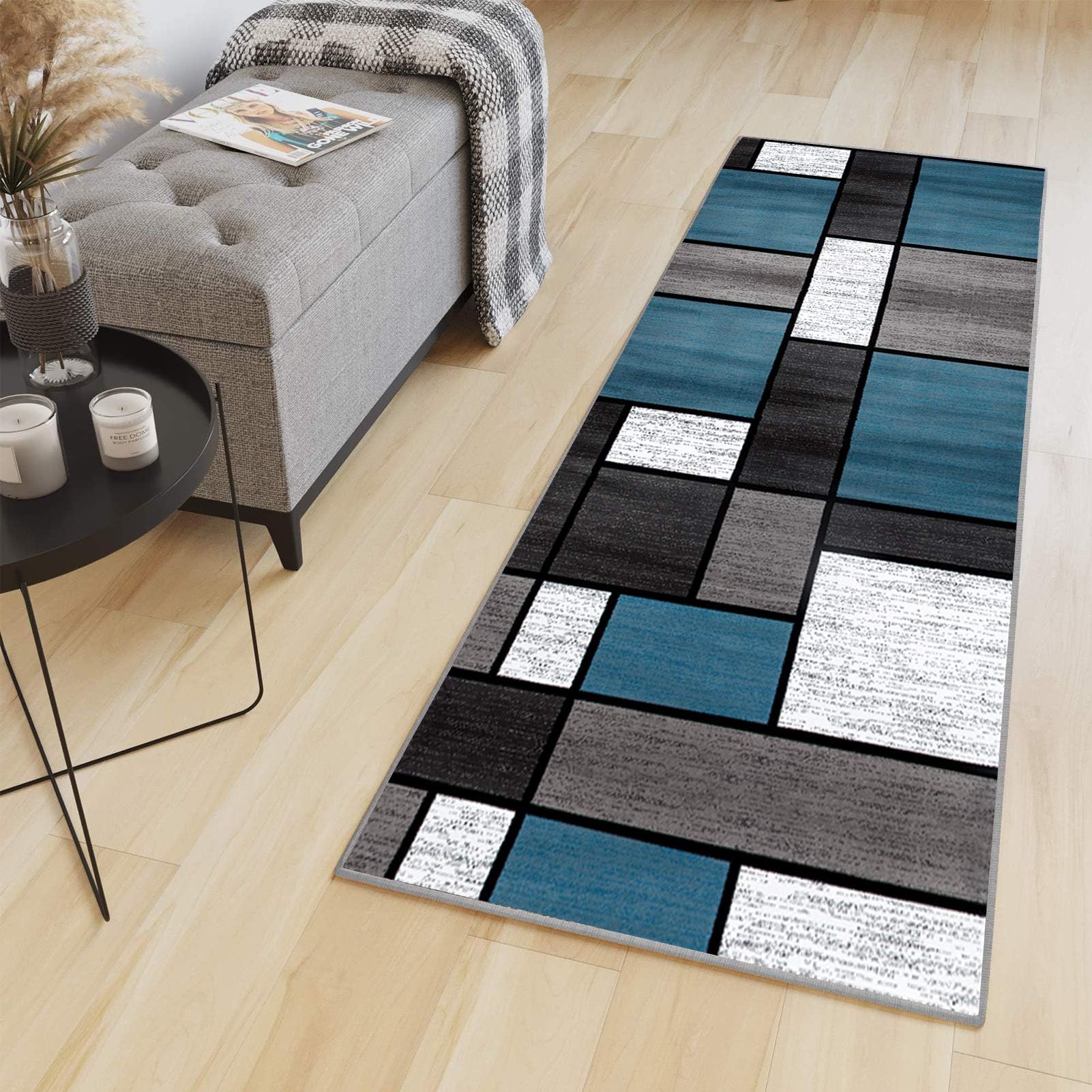 Tapis cuisine antidérapant lavable pour éviter les glissades en couloir