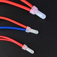 Vista 3 de Nilight - Terminal de crimpado de extremo cerrado 50036R 300 piezas Kit de conector de cable de nailon de calibre 22-16/16-14/12-10, 2 años