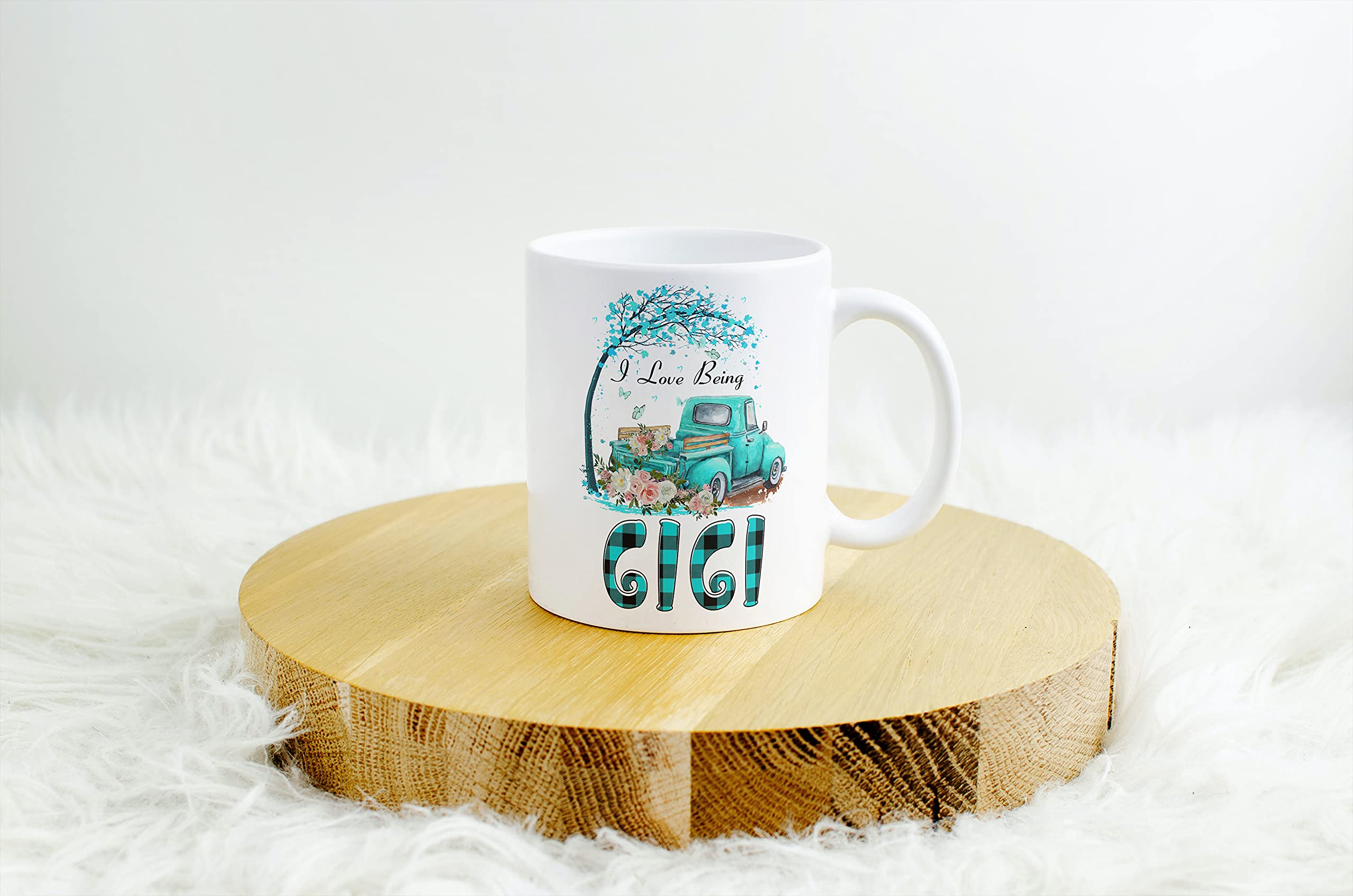 I Love Being A Gigi Mug - Funny 11oz Coffee Tea Cup, Novelty Gift For Grandmothers, Birthday Christmas