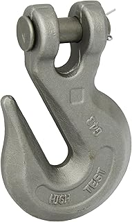 Indusco CF47400086-IW High Test Grade 40 Drop Forged Steel Clevis Grab Hook, Self-Colored, 3/4