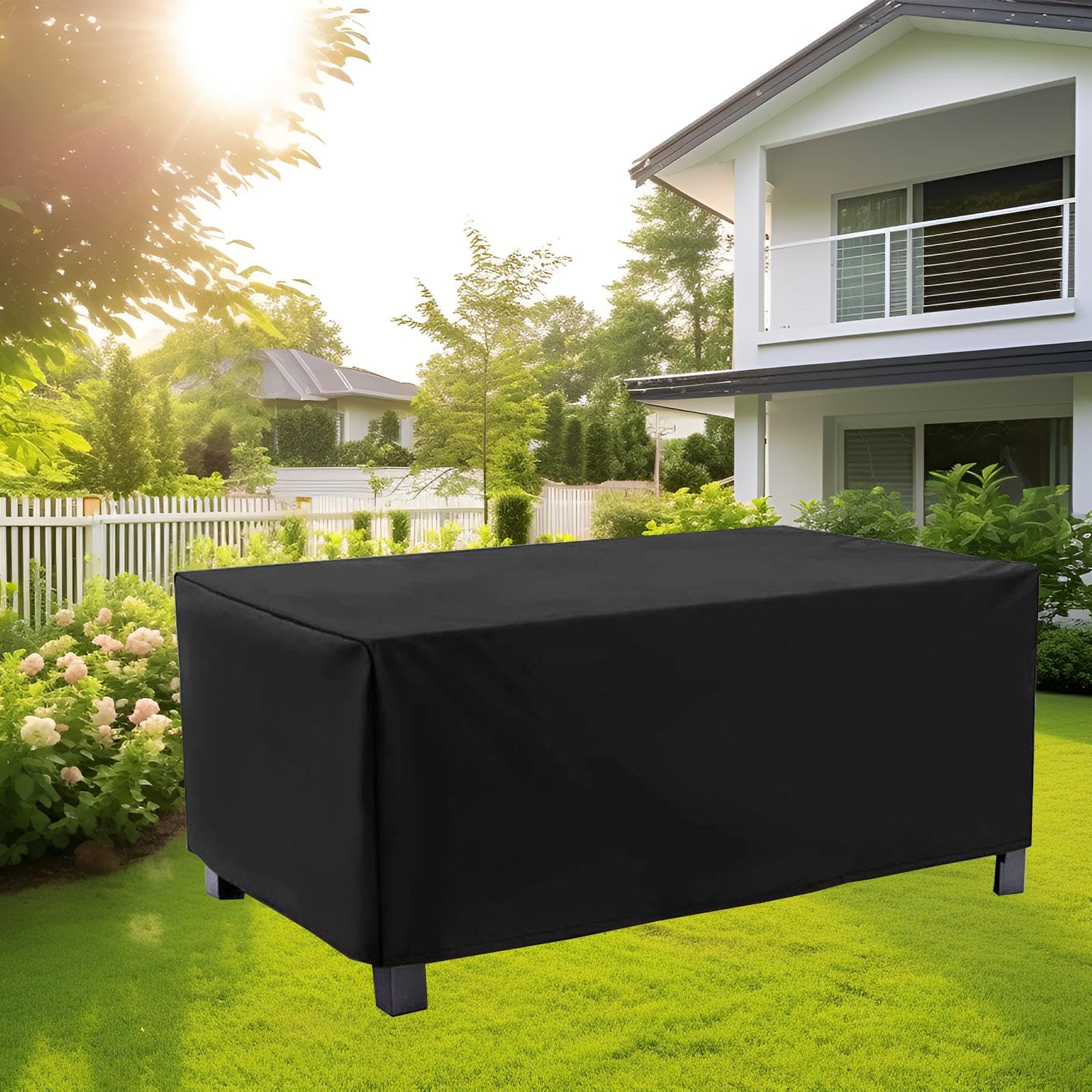 Housse salon de jardin anti-poussière pour stopper l'humidité et protéger les meubles dehors