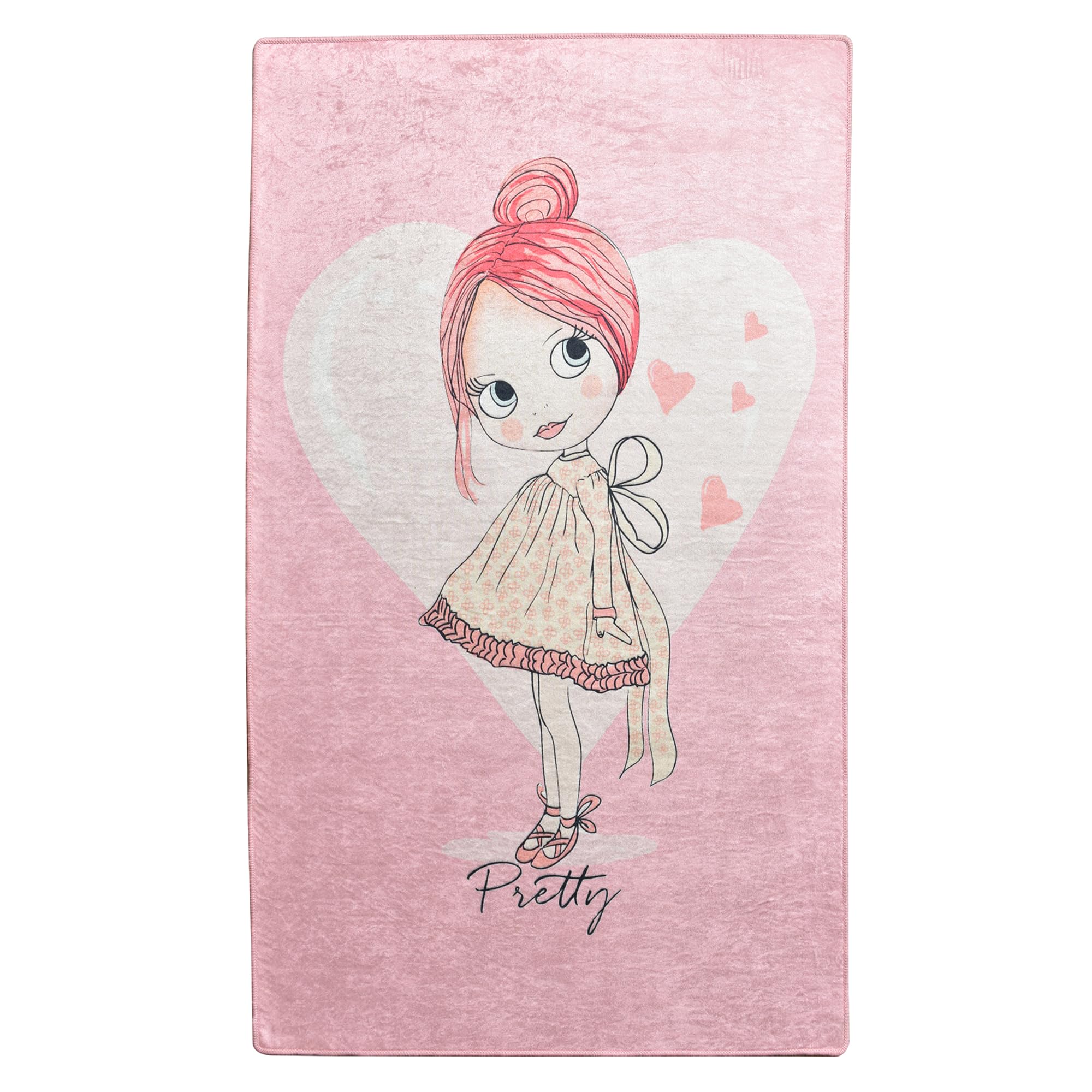 Bosdela Kinder- und Babyteppiche – Vielfältige Designvariationen für jeden Spielraum 100x160 cm (Kinder- und Babyteppich Pretty, 100x160 cm)