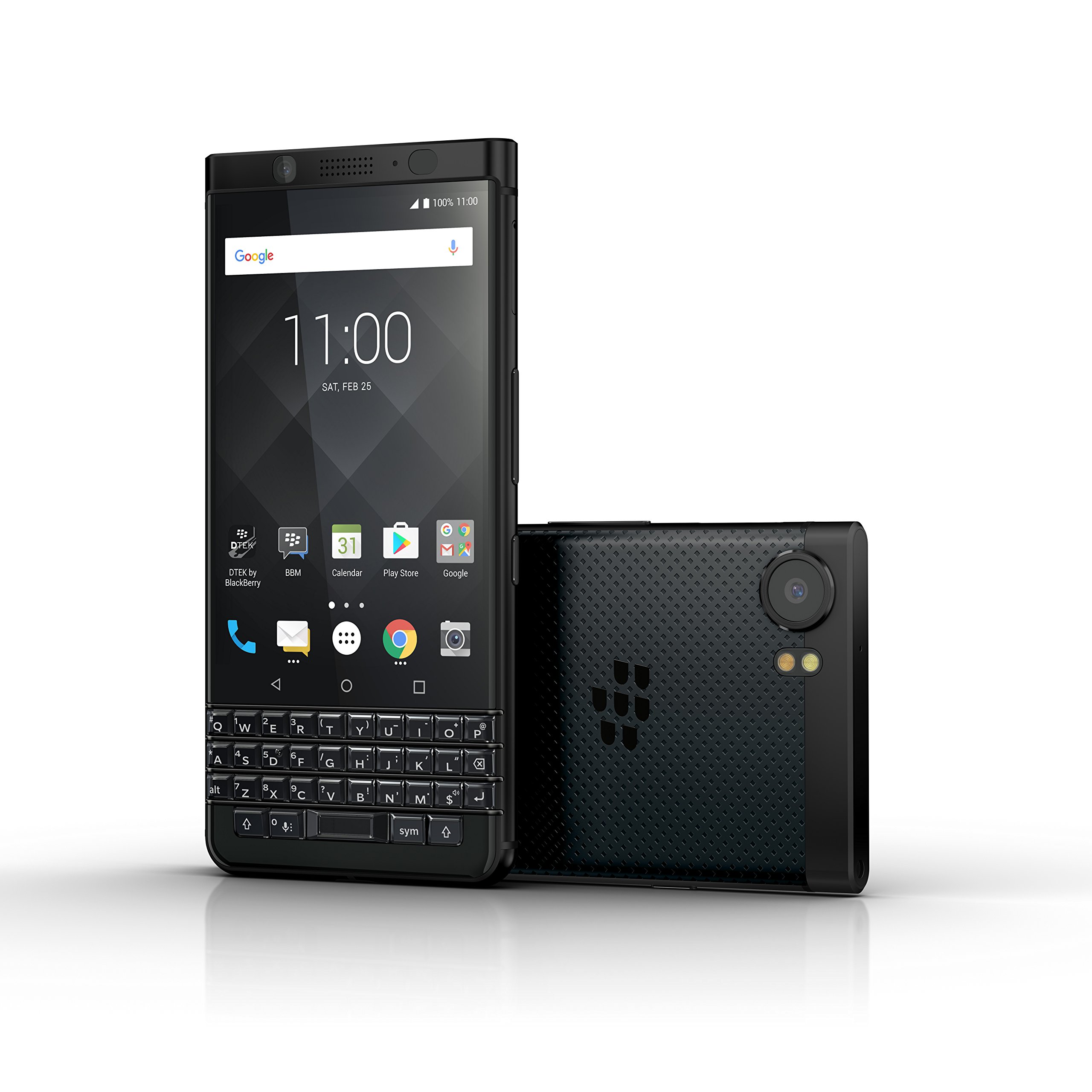 BlackBerry KEYone Business Smartphone (QWERTY),(64GB interner Speicher, 4GB RAM, LTE, 12MP Kamera, 11,43 cm (4,5 Zoll IPS LCD Display)) schwarz