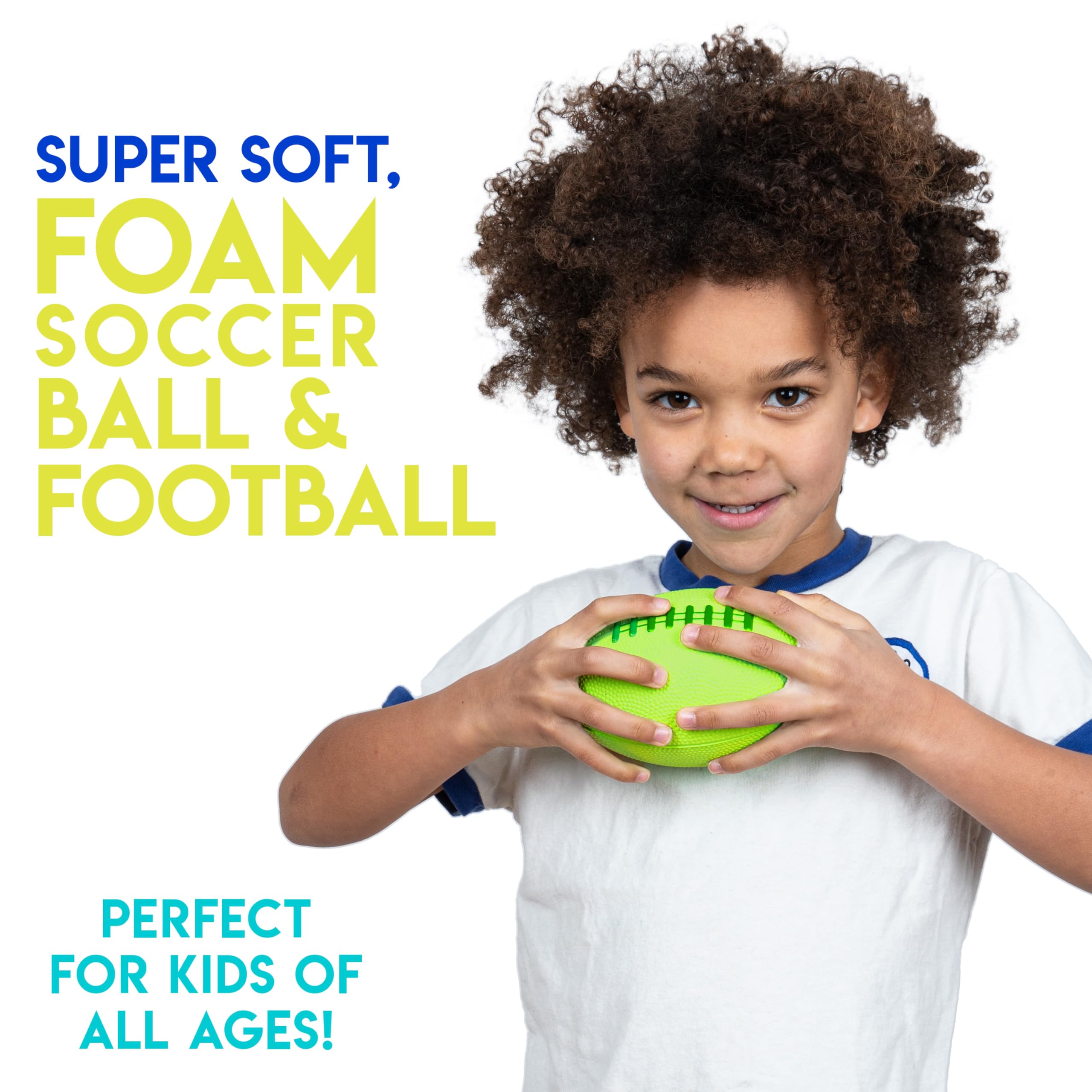 Franklin 60163 Mini Pro Brite - Pallone da calcio in schiuma