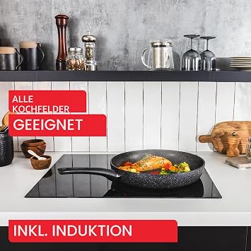 Tefal Titanium Stone 18 cm Saucepan + Lid High Performance Non-Stick