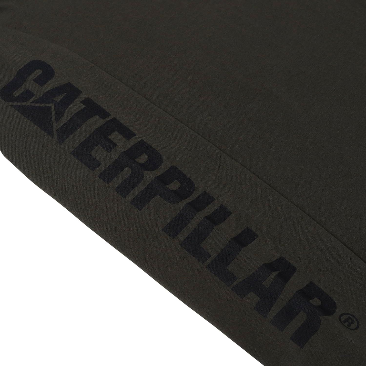 Caterpillar Trademark Banner Long Sleeve Tee Shirts for Men with Center Back Neck Wire Management Loop and Cat Workwear Logo - Image 4
