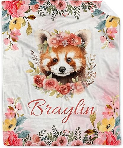 Miniatura 150 de Butterfly Custom Baby Blanket with Name Personalized Baby Blanket for Girl Boy Birthday Chirstmas Gift Customized Baby Receiving Blanket for Newborn