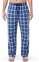 Fruit of the Loom Men's Broadcloth Woven Sleep Pajama Pants - Relaxed Fit, Adjustable Drawstring Waist, Side Pockets, Soft Breathable Fabric