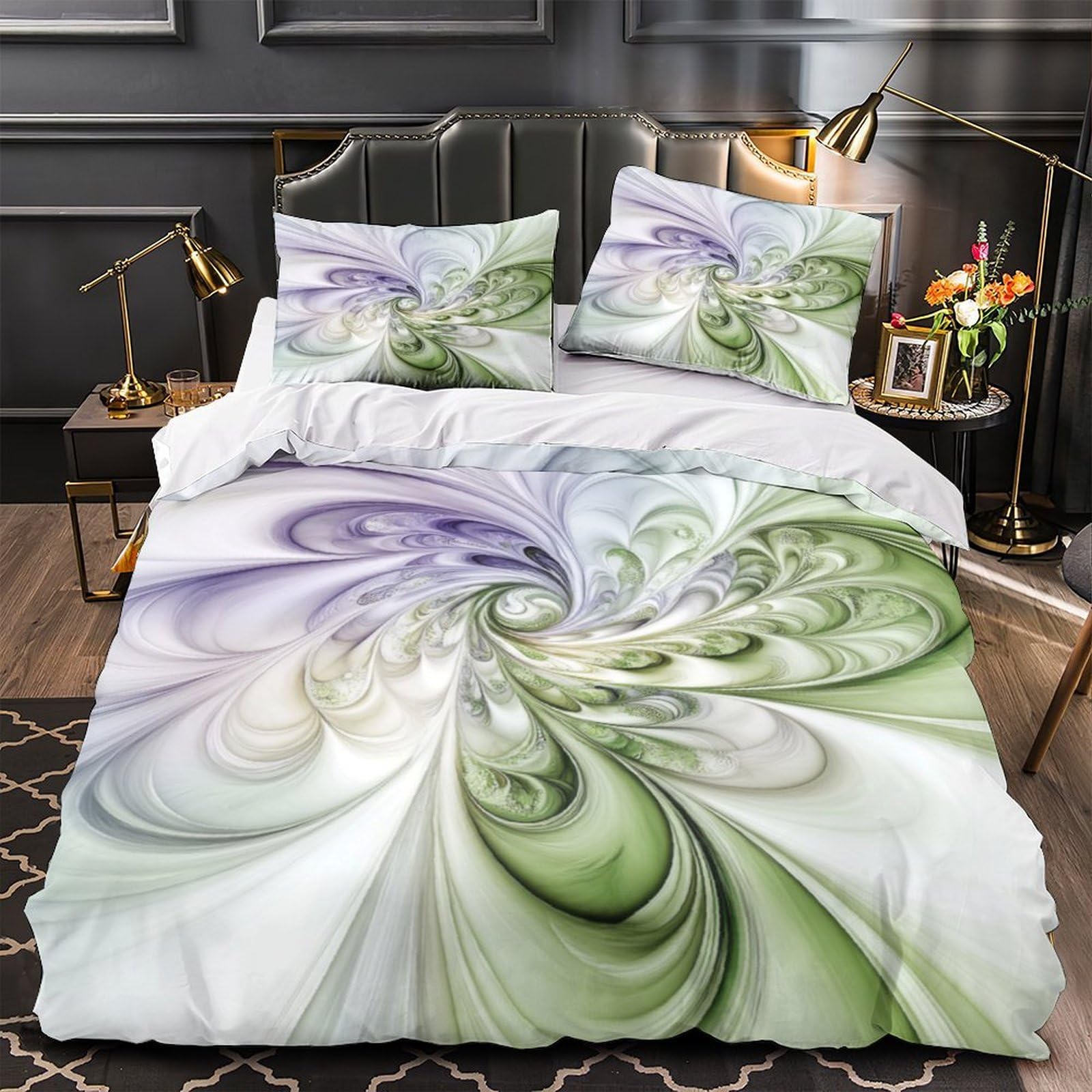 Parure de lit effet 3D ultra douce et housse de couette haute qualité 260x220cm