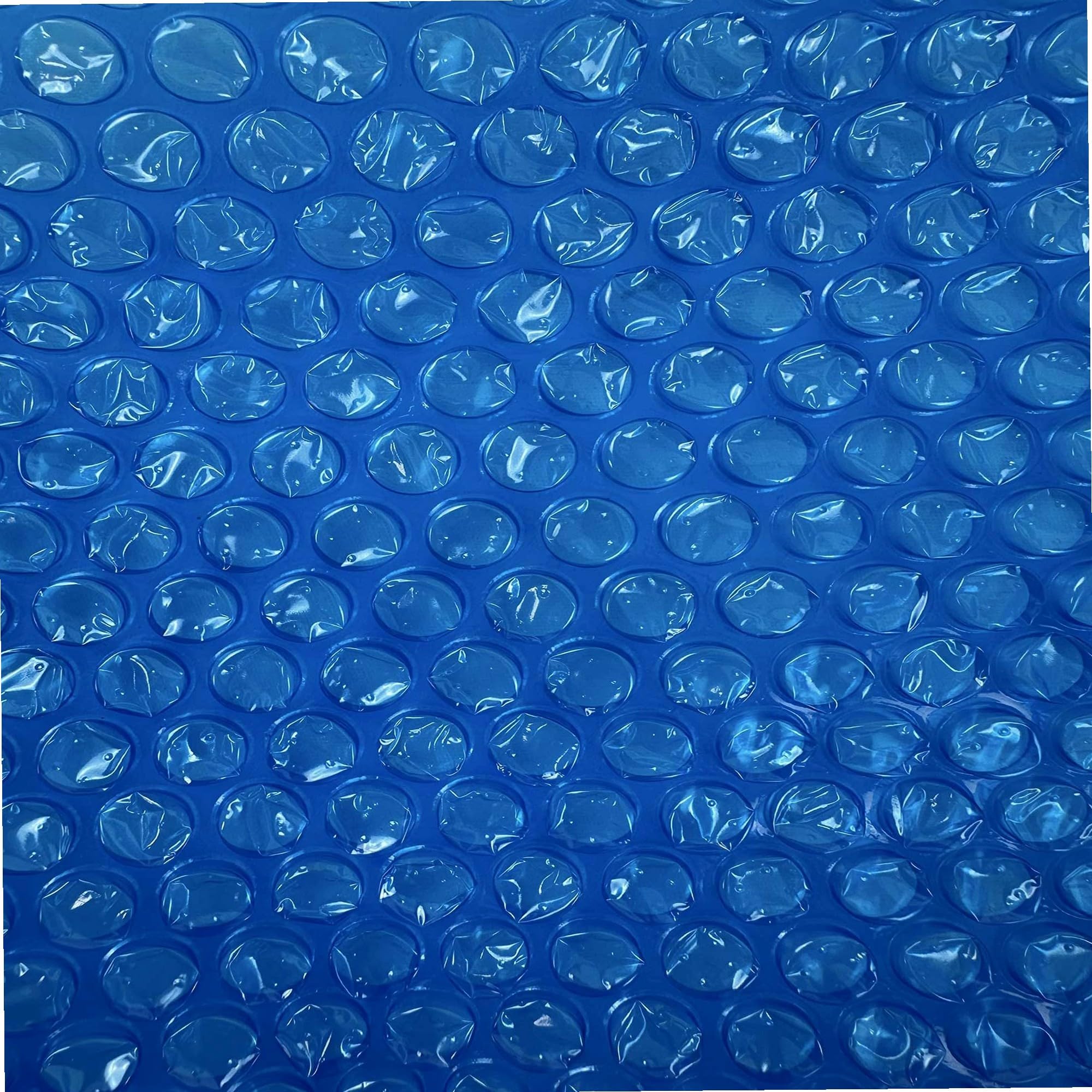WERKA PRO Bâche à Bulles Ronde Polyéthylène 120 Microns - Traitement Anti-UV - Ø 4,47 m pour Bassin Ø 4,57 m - Bleu - Chauffage Économique Eau Solaire