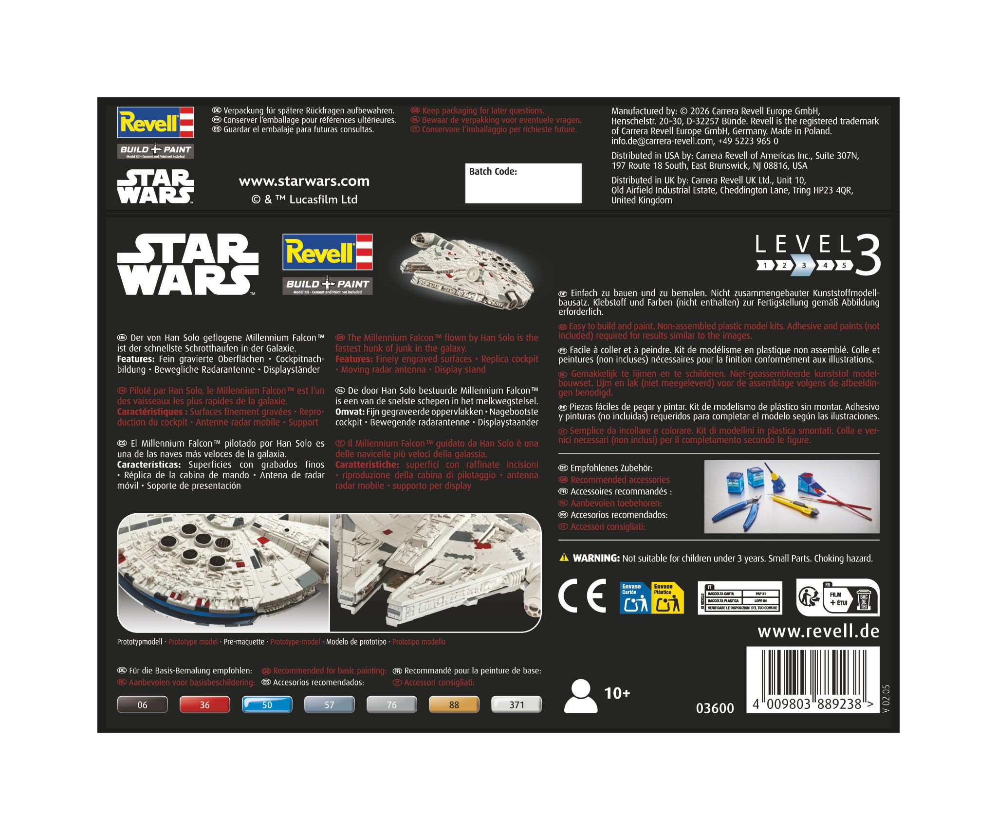 Revell - 03600 Millennium Falcon