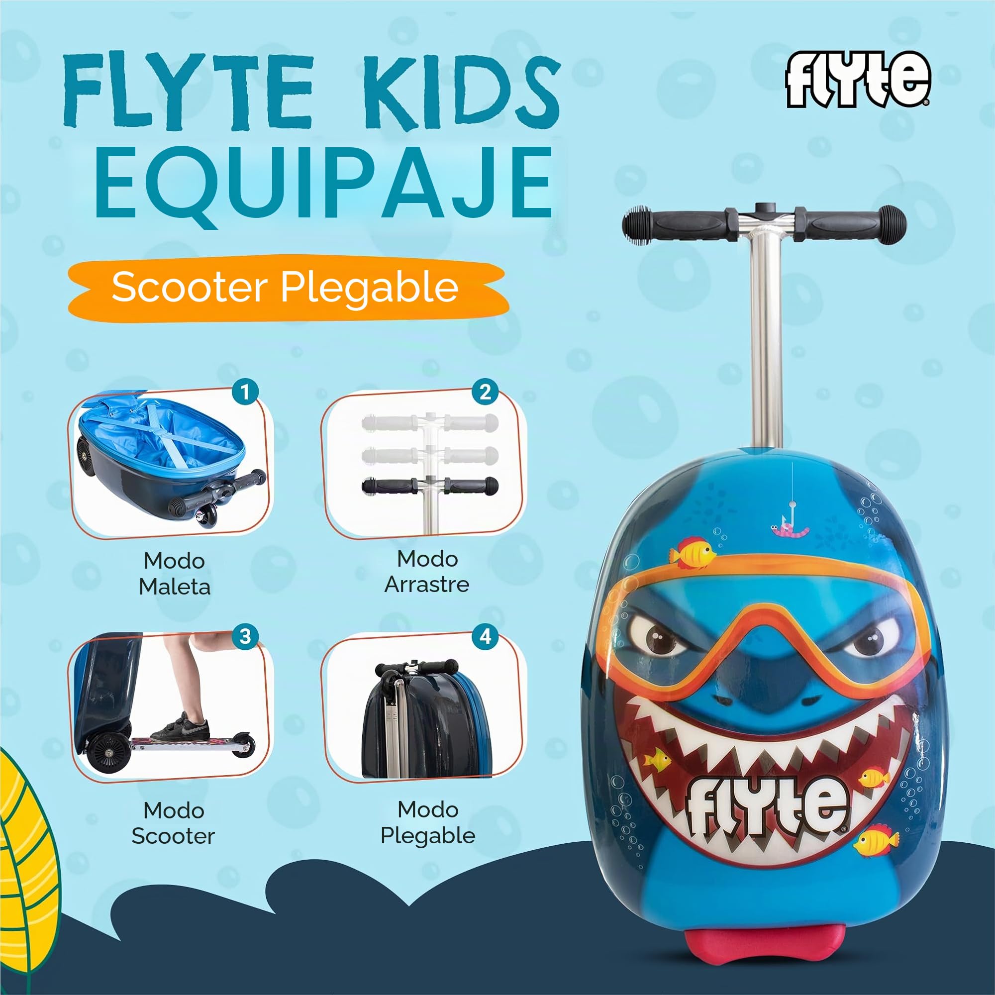 Flyte Maleta Midi para Scooter de 18 Pulgadas