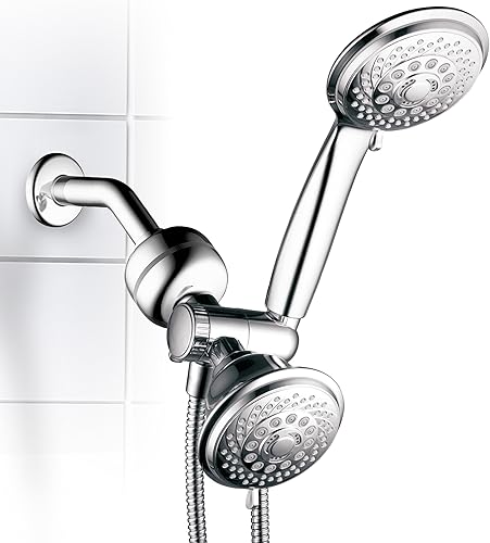 Miniatura 5 de HOTEL SPA - Cabezales de ducha con rociador de mano - Alta presión con filtro de ducha - Cabezal de ducha de 4 pulgadas, cabezal de ducha de mano de