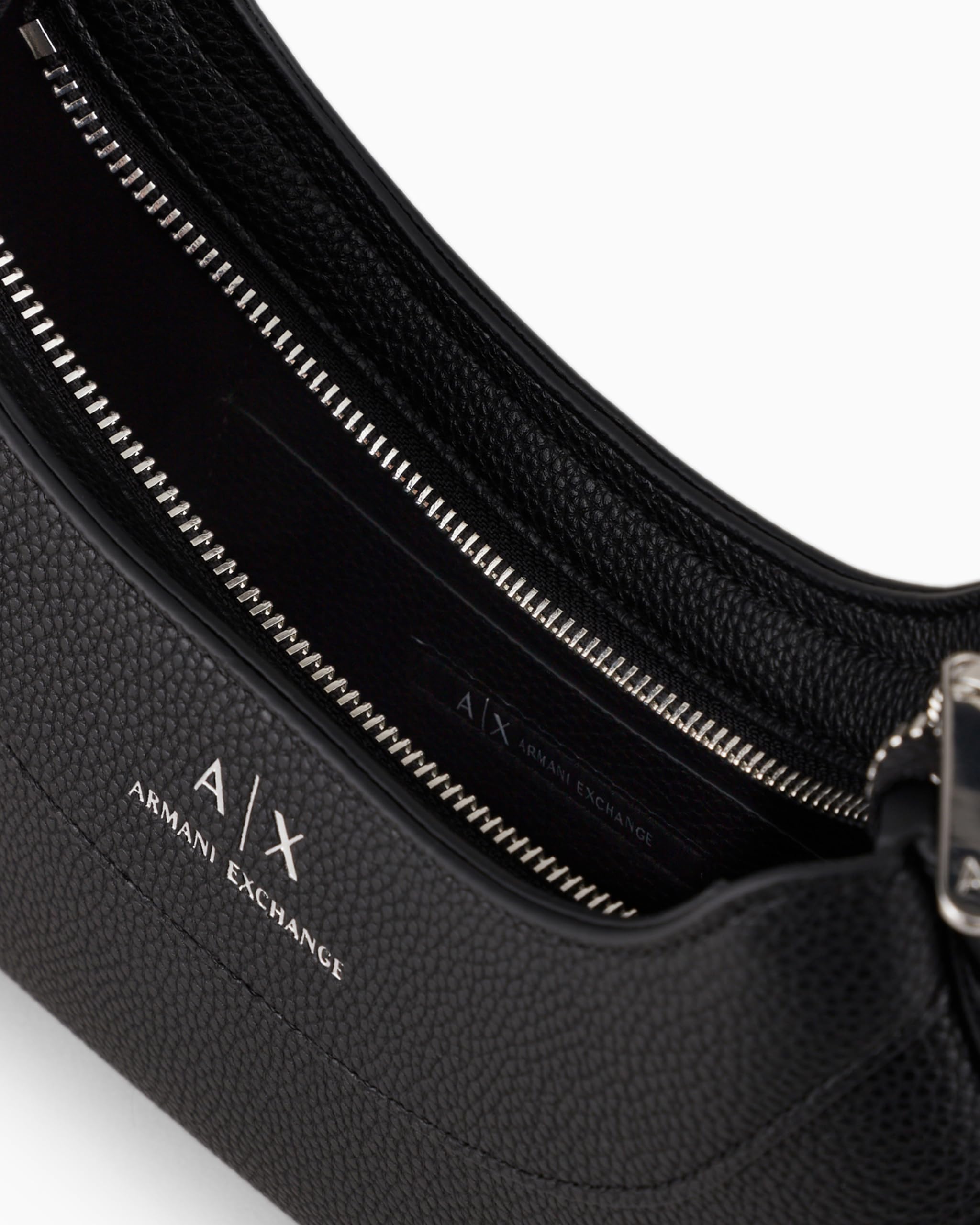 Armani Exchange - Wave Small Hobo Bag, Borsa hobo Donna