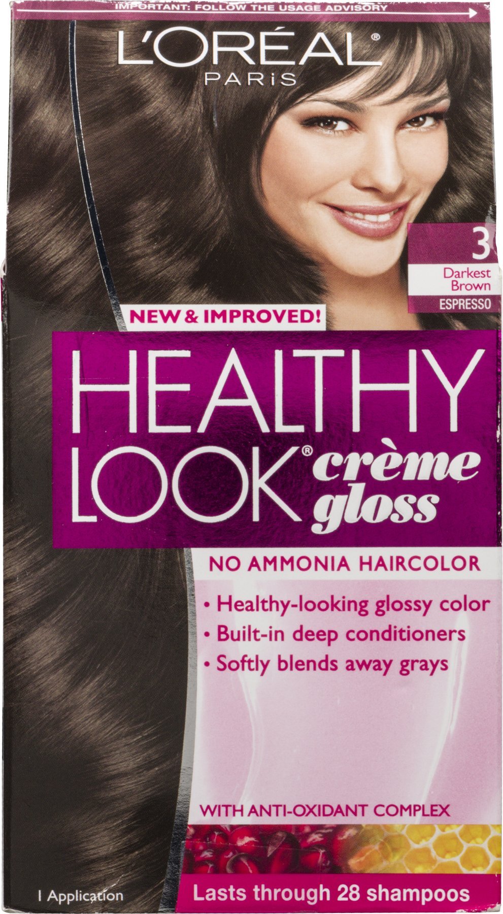 Healthy Look Creme Gloss 3 Darkest Brown Espresso