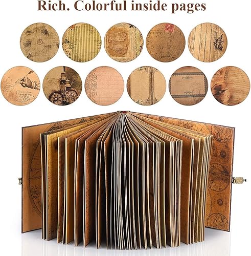 Miniatura 2 de Álbum de fotos, libro de fotos, libro de fotos, libro de aventuras, libro de recortes con cubierta dura, álbum de recortes de viaje para