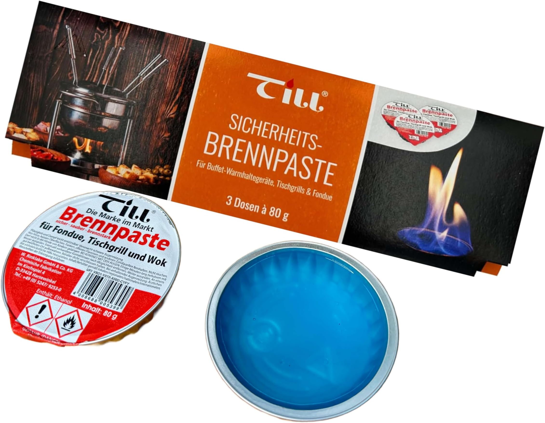 Till Brennpaste Fondue Gels