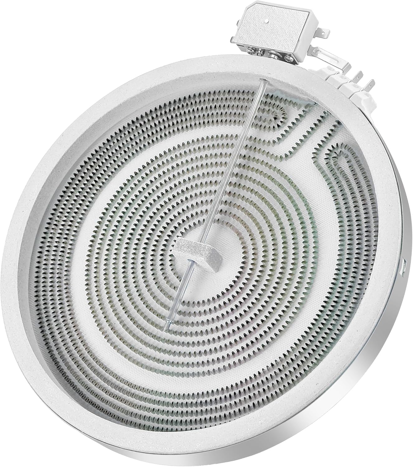 Photo 1 of **MINOR DAMAGE (CRACKS)***Upgraded WB30X24111 WB30T10133 Range 9" Dual Radiant Surface Element Compatible with G-E Hot-Point Electric Range 9 inch Dual Surface Burner Element, Replace 2512343818-1 Year Warranty by Fetechmate
