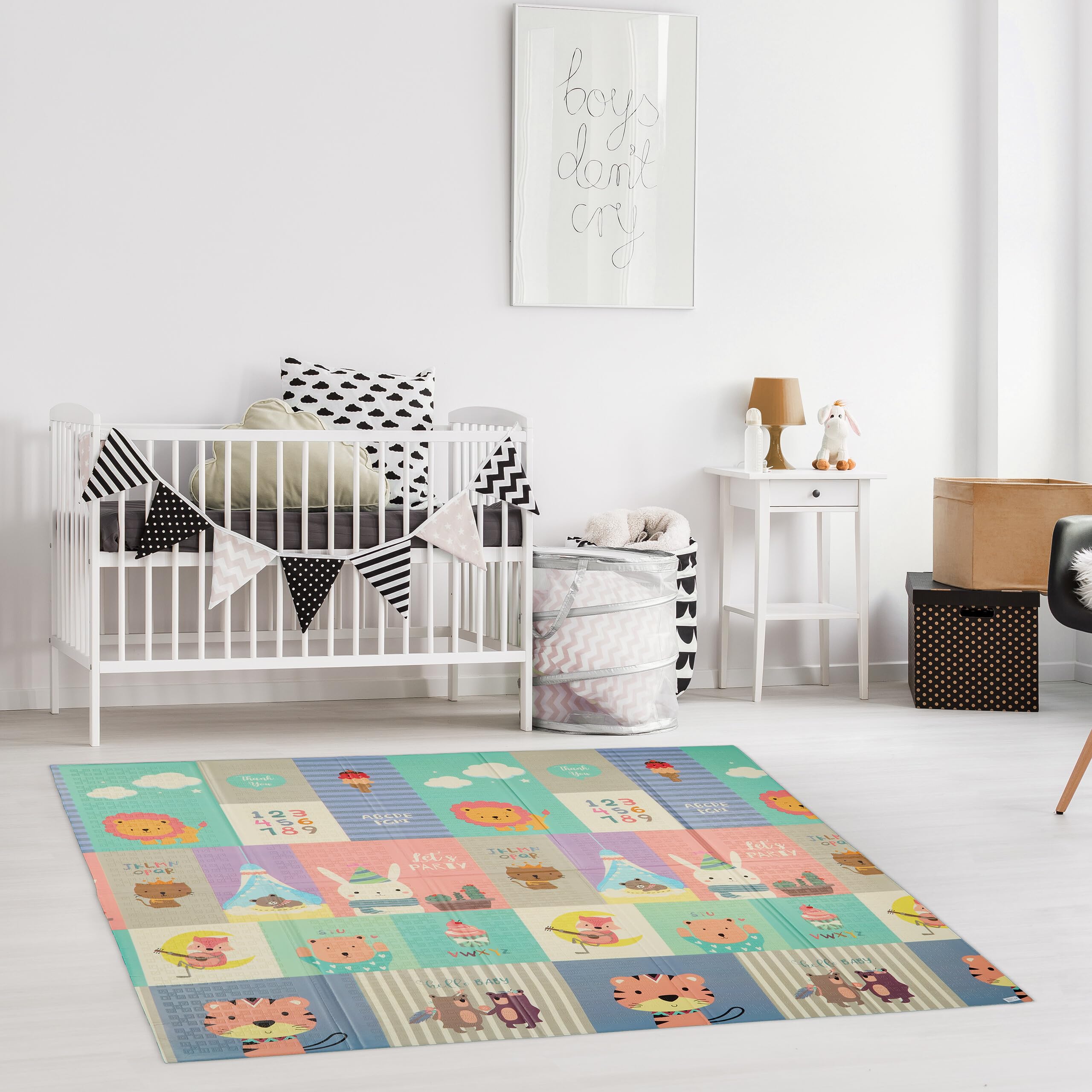Speelmat puzzel regenboog set van 6 kopen