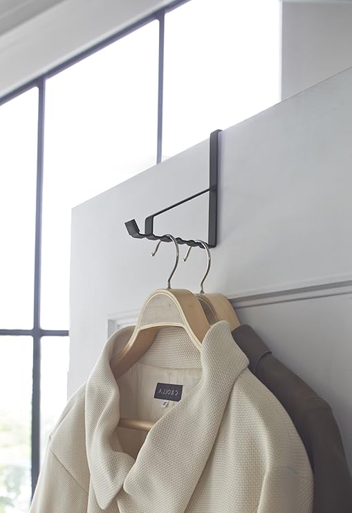 おしゃれにドアフック収納✨ブラック 収納 ドアハンガー ハンガー