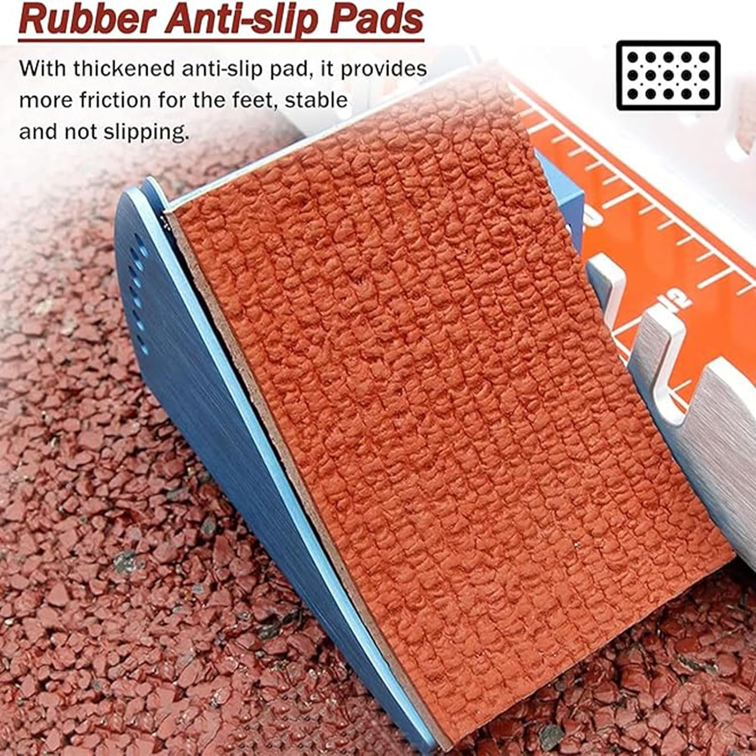 Starting Blocks, Angle Adjustable, Track and Field Starting Blocks with Portable Handles, Suitable for Track and Field Events