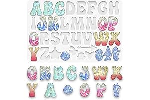Alphabet Resin Mold Silicone
