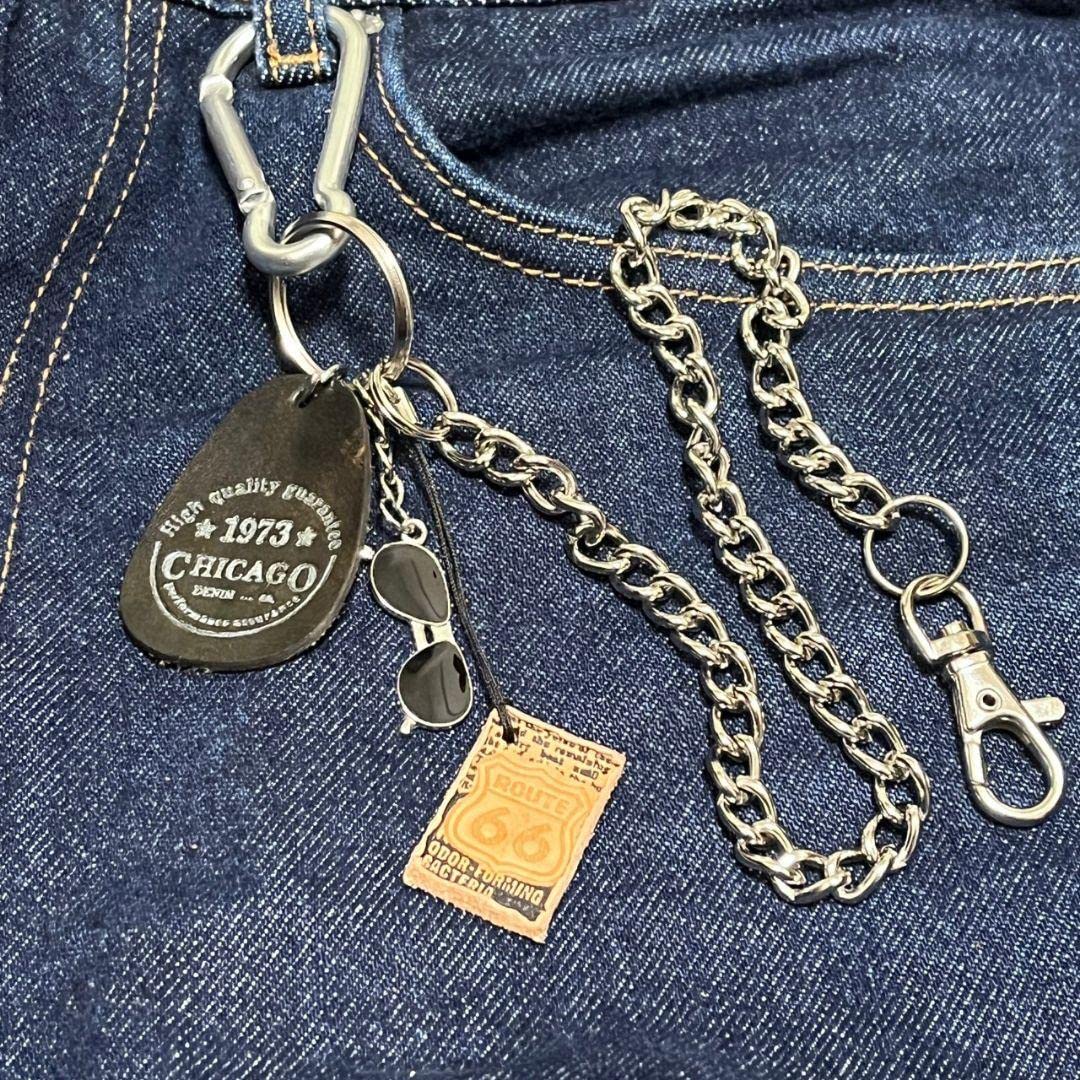 Amazon.co.jp: 喜平 シルバー ウォレットチェーン アメカジ