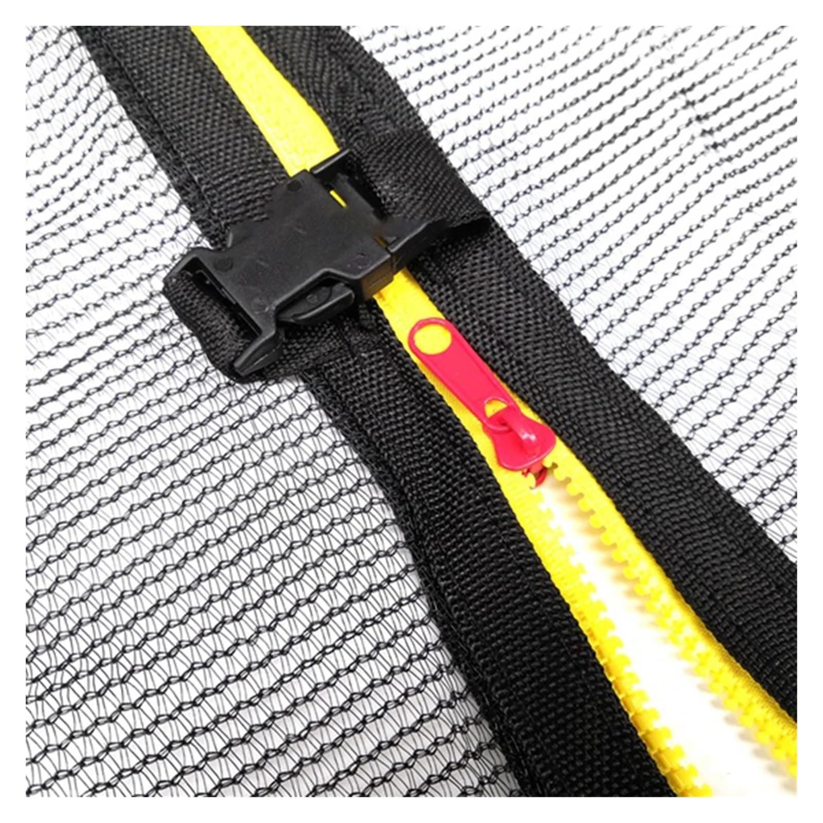 Colchoneta Recambio Exterior Trampolín Marcos Redondos para Trampolín, Valla De Red De Seguridad, Valla Protectora Elástica, Malla De Seguridad Anticaída para Trampolín Exteriores