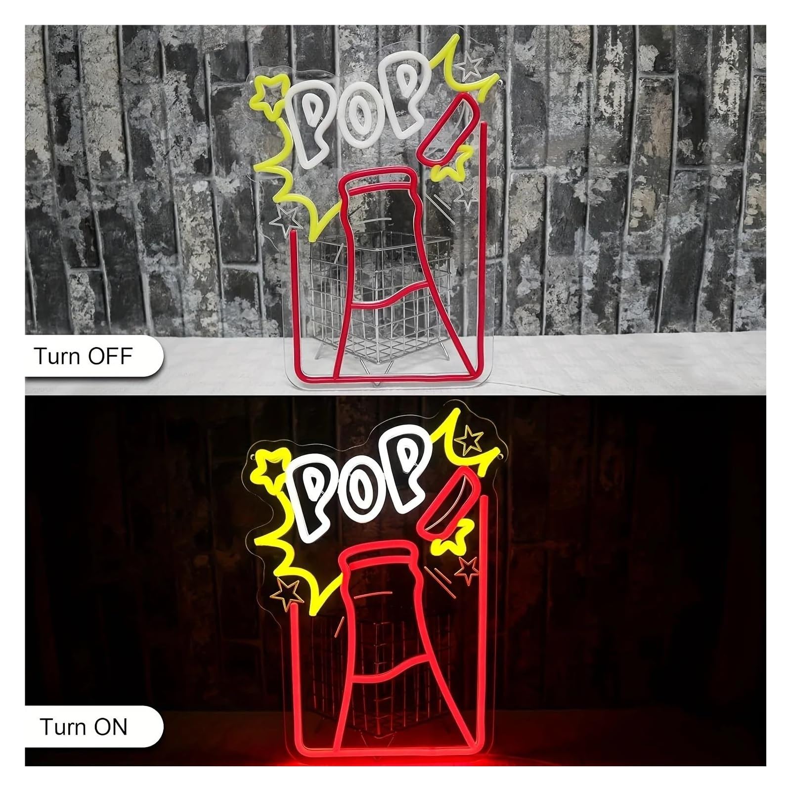 Wiszące neony artystyczne Neon LED, Popularny Projekt Napojów, Imprezy, Restauracje, Bar, Spotkanie, Zasilana Przez USB Lampa Do Montażu Na Ścianie, 28.5cmх40cm