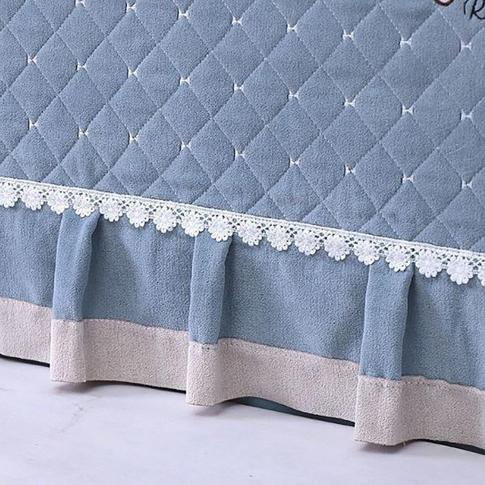 Funda de cabecera elástica for cabecera tapizada, Funda de Cama Doble/Individual(12,220cm)