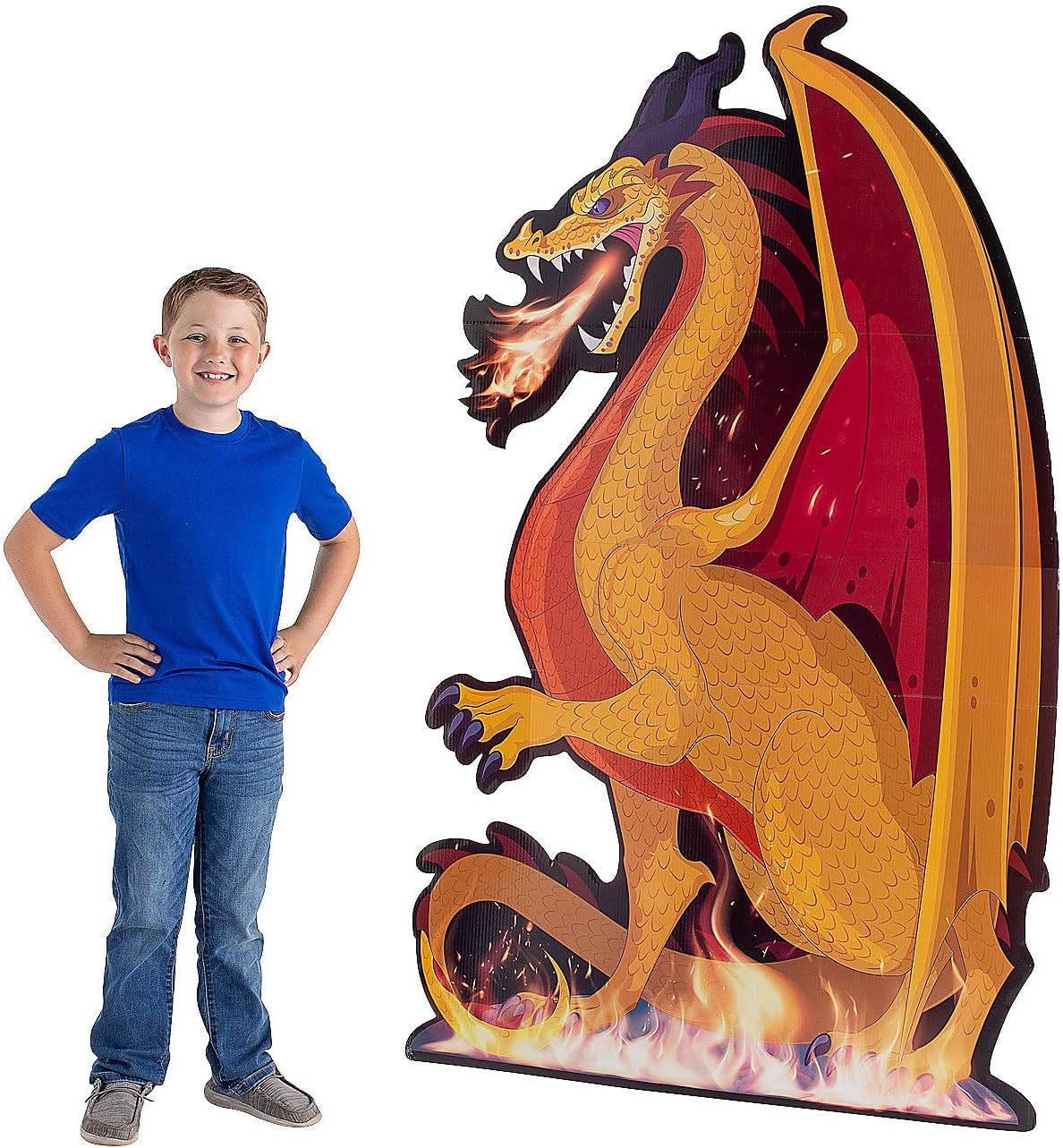 Fun Express Character Amazon.com: Fun Express Dragon Life-Size Cardboard Cutout Stand-Up ...