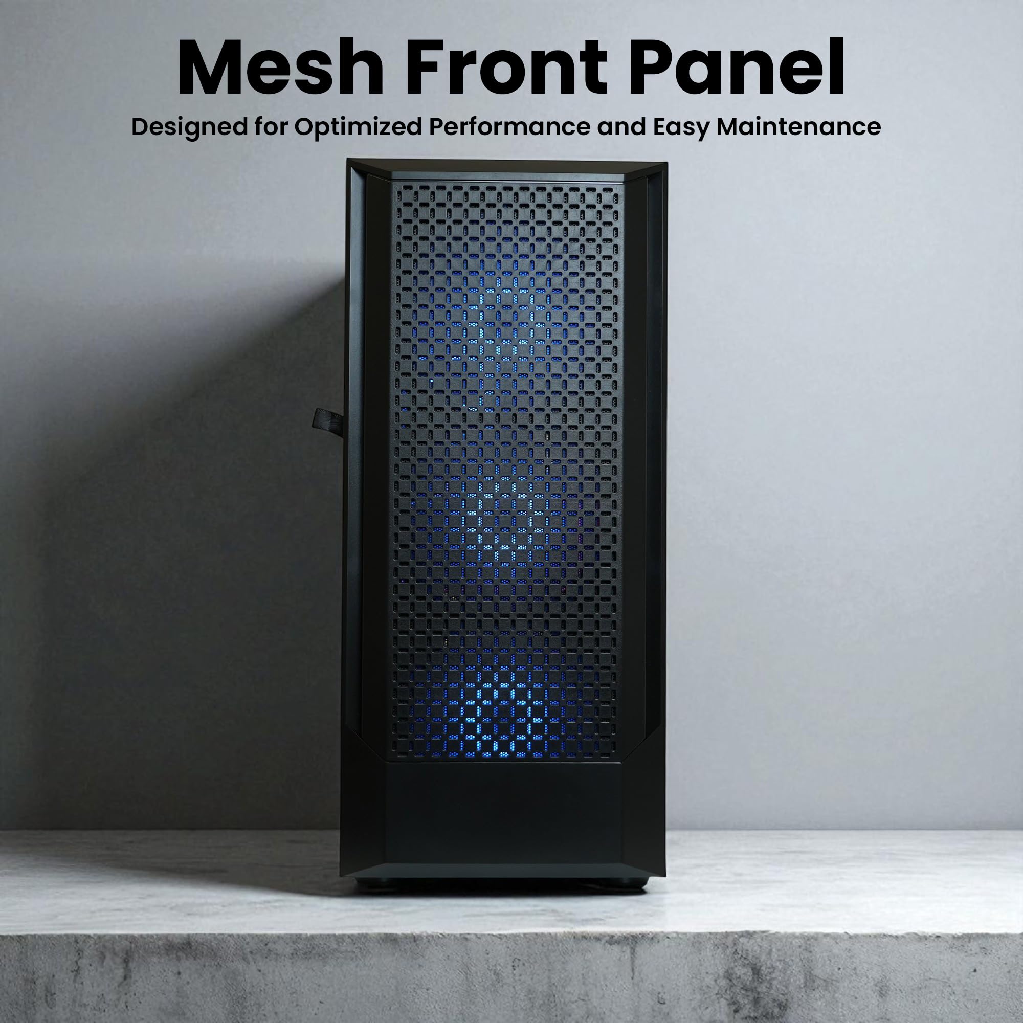 Zalman FIT ATX PC Case, High Airflow, 4 x 120mm ARGB Ventole preinstallate, Pannello laterale in vetro temperato, USB 3.0, Compact Mid-Tower Gaming Computer Case, Nero