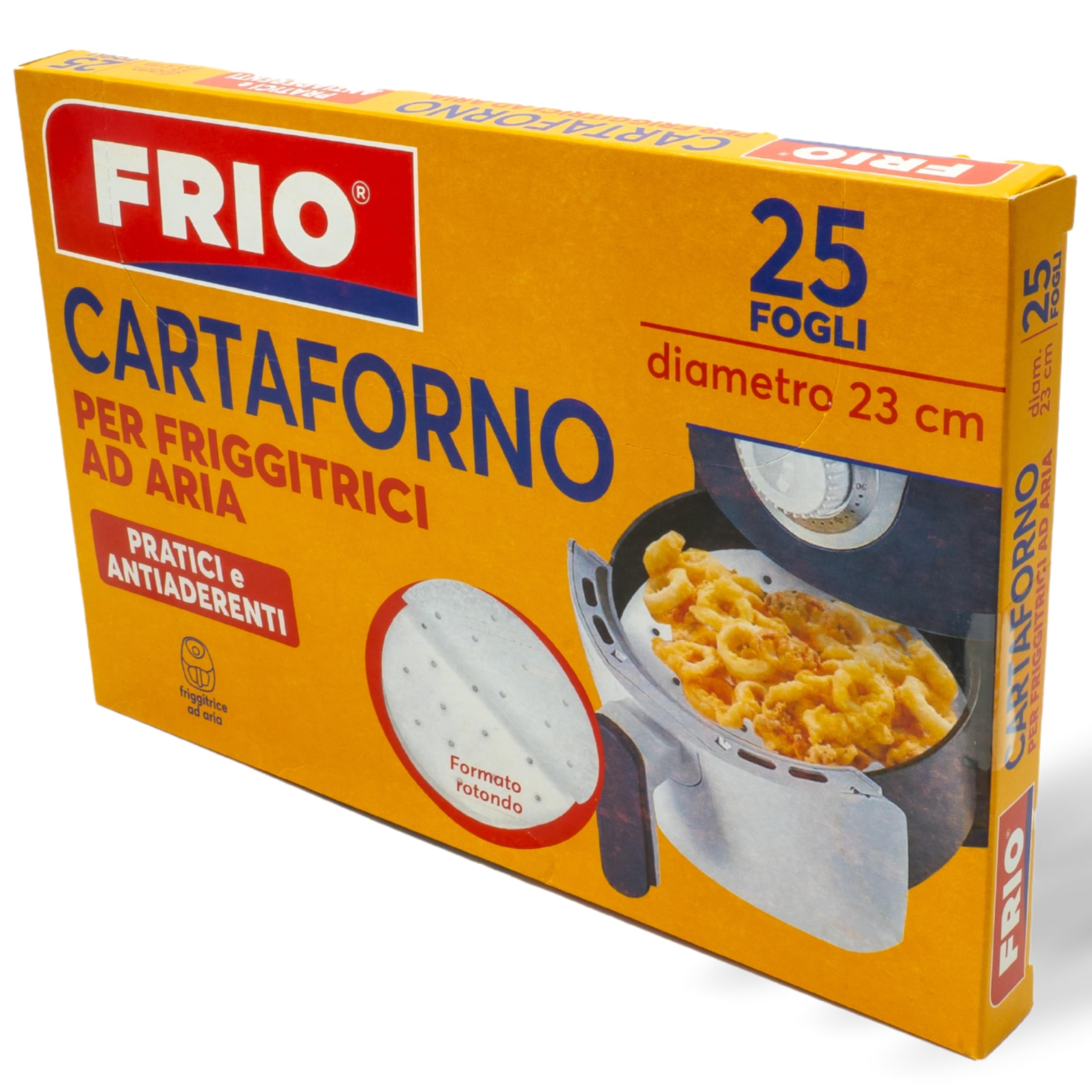FRIO CARTA FRIGGITRICE ARIA 25PEZZI TONDA