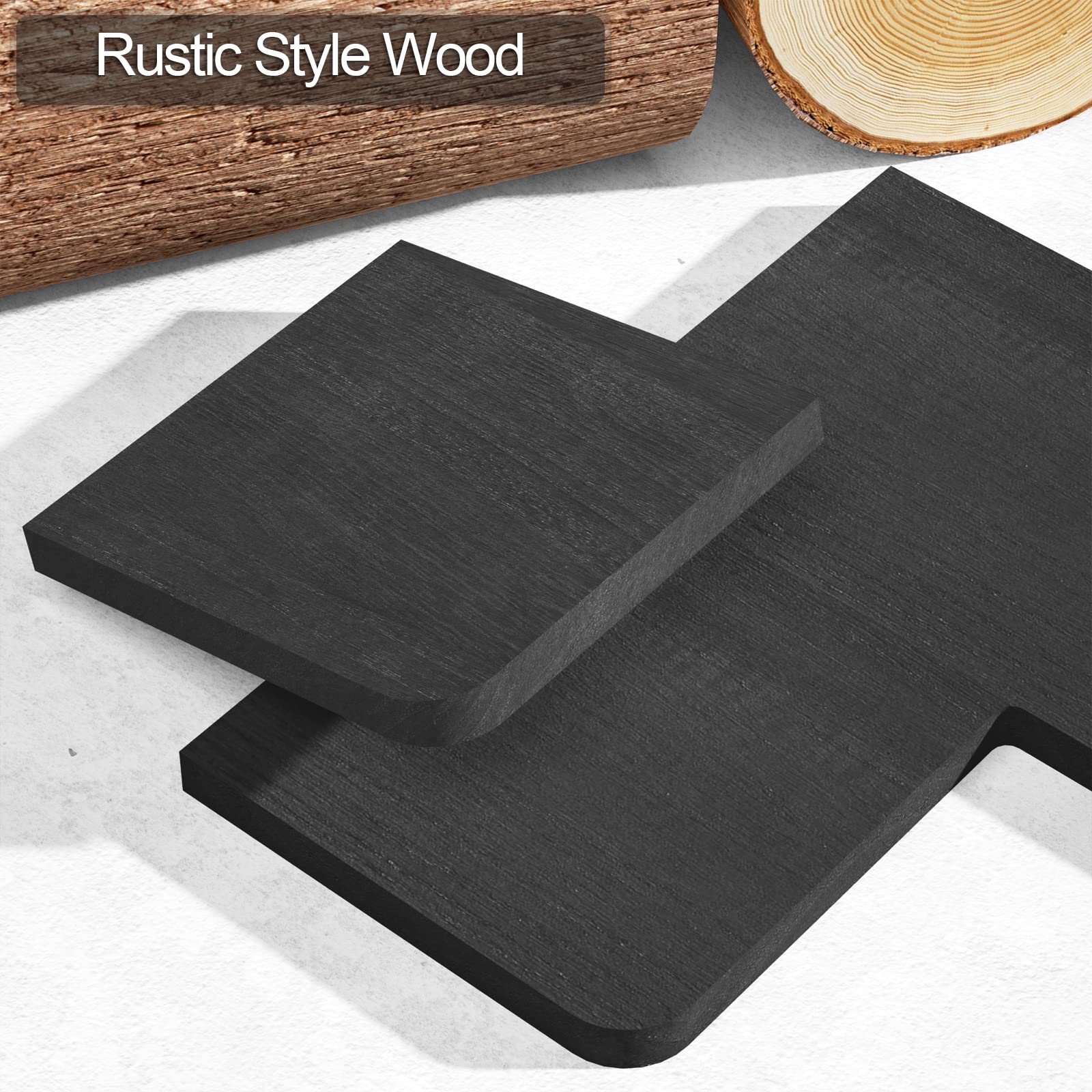 Muurplank 100 cm Hout en Metaal - Industriële Hangplank Vintage Loft