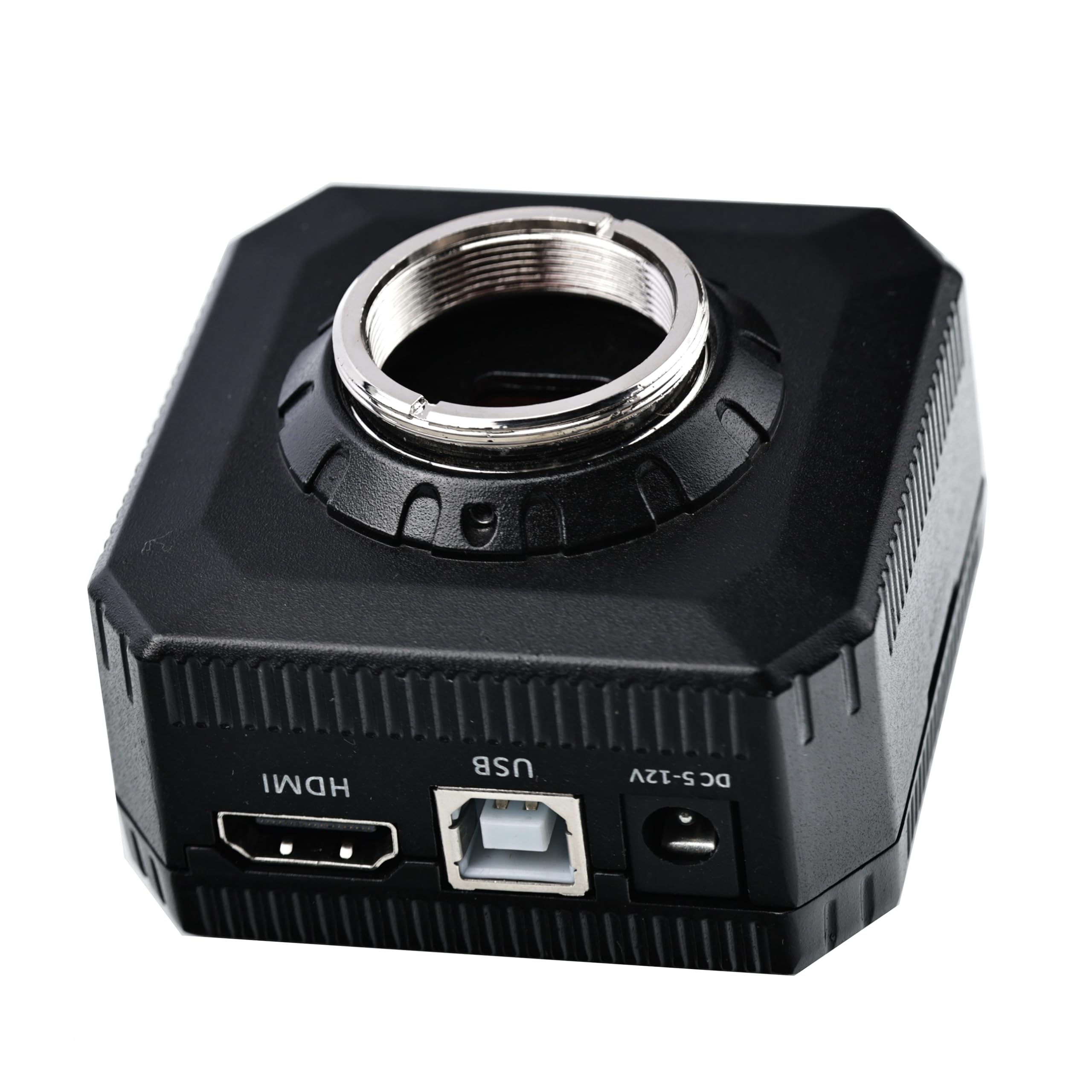 Rosfix Mikroskop cyfrowy Earth Pro MCEP-0.5X-PZRR + 56 x lampa pierścieniowa LED + kamera mikroskopowa Orion Pro | zoom 7-45x | uchwyt C | regulowane ramię | idealny do elektroniki i laboratoriów