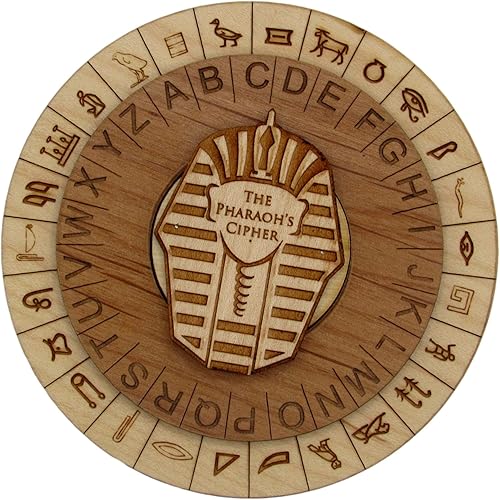 Miniatura 2 de Rueda de cifrado egipcio para salas de escape, disco decodificador, accesorio para sala de escape