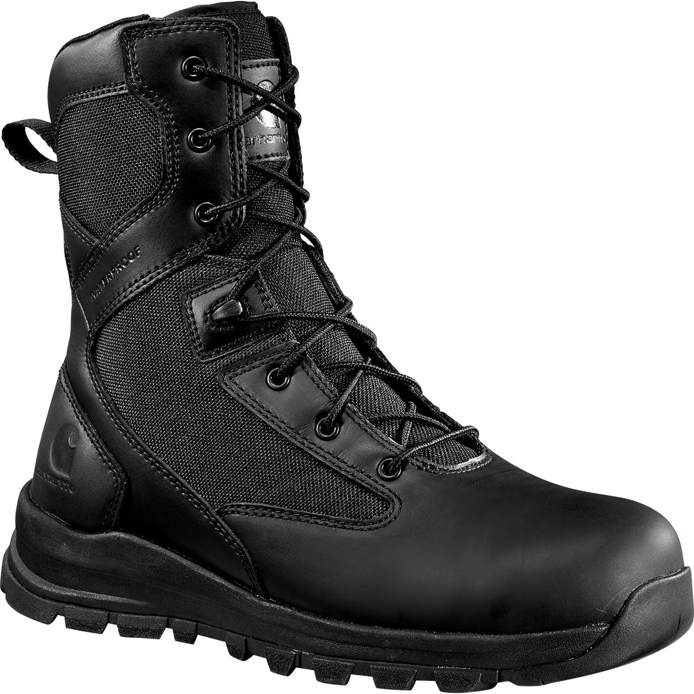 Carhartt Men's Gilmore Waterproof 8" Side Zip Boot Soft Toe Lightweight Durable Work Boot