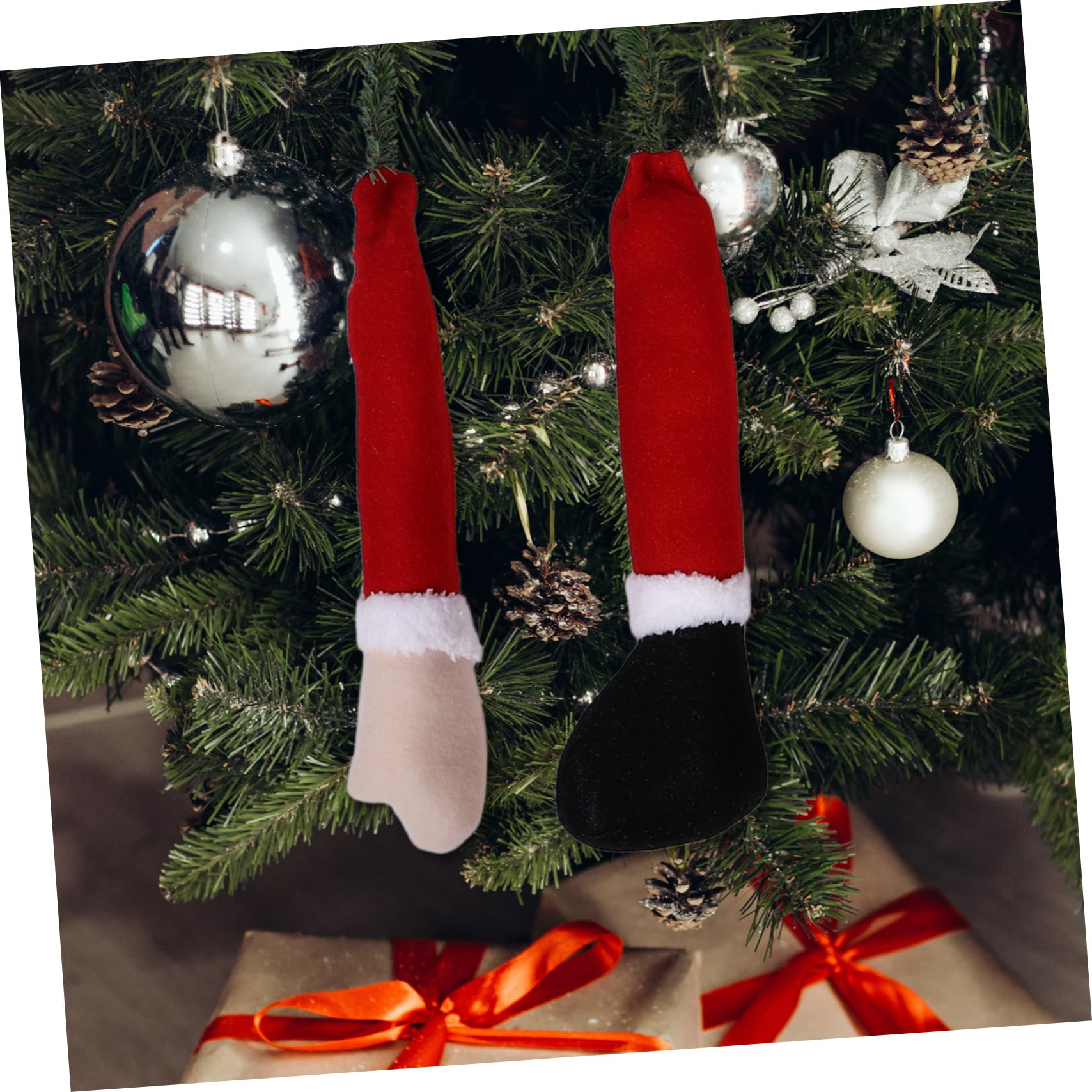 Muñeca Abrazadora del Árbol De Navidad Creativa Adornos Colgantes De Peluche para Árbol De Navidad Decoración Colgante para Fiesta De