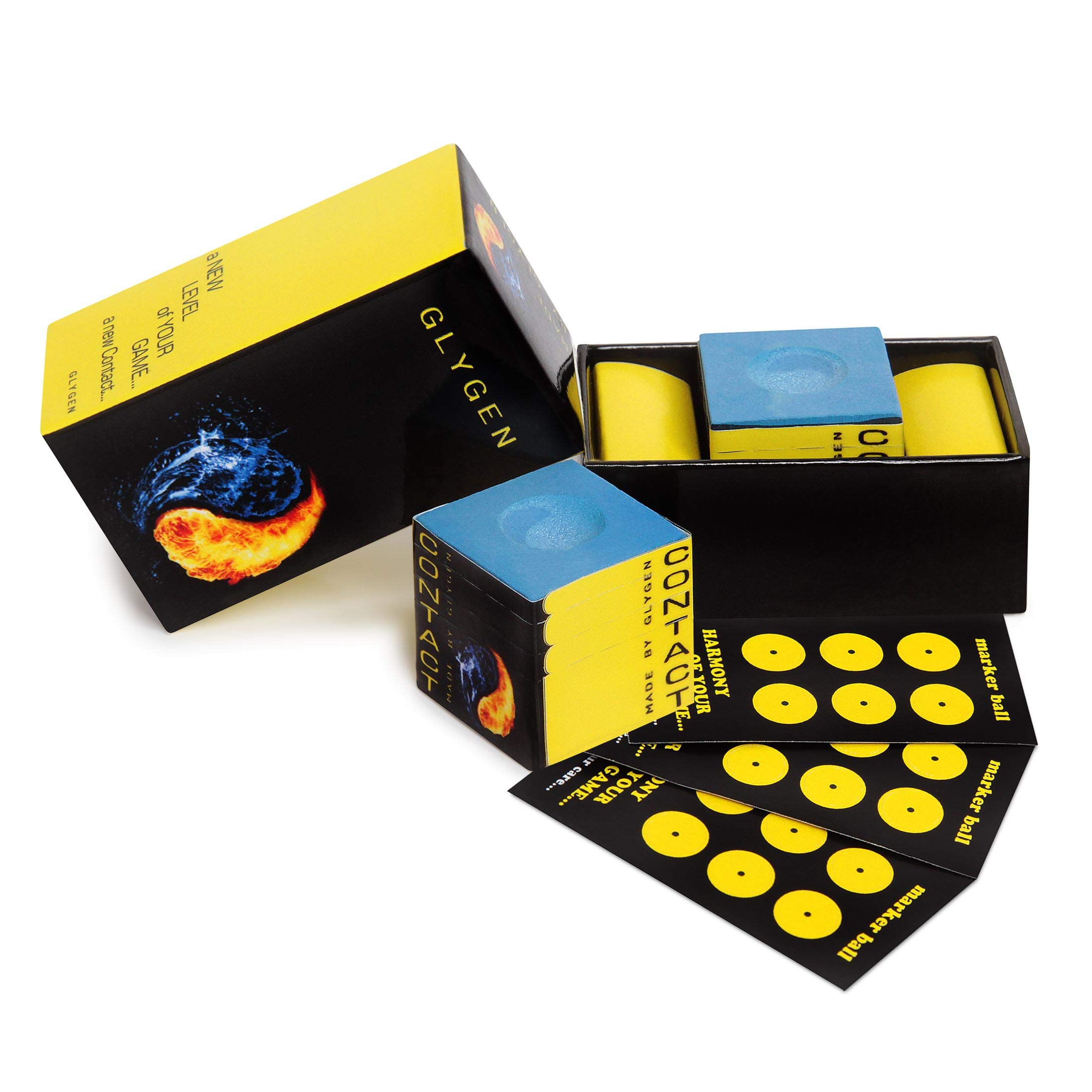 Contact Pool cue Billiard Chalk - Blue - One Piece