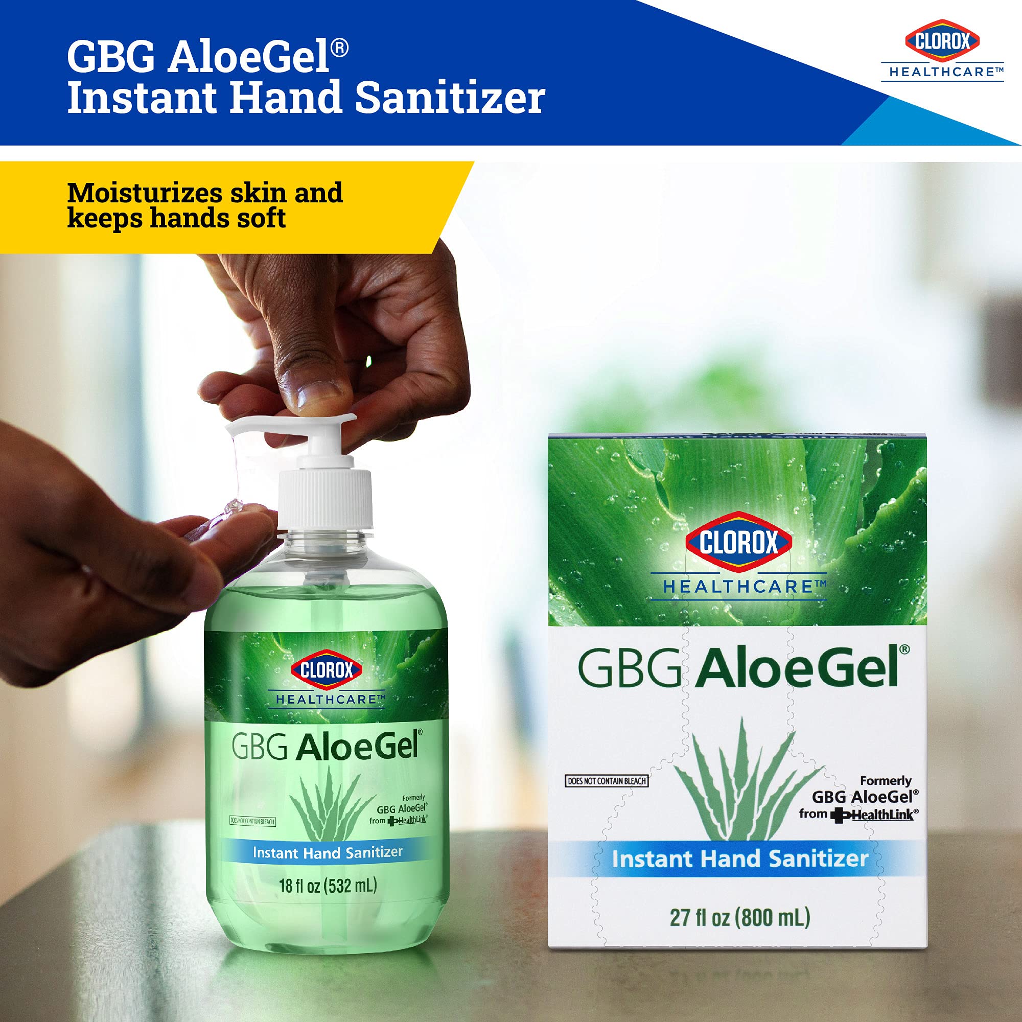 Amazon.com: Clorox Healthcare GBG AloeGel Hand Sanitizer Gel