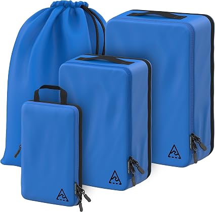 Bueno viajado – 3 cubos de compresión para viaje – Organizador de equipaje,  organizador de maletas y mochila